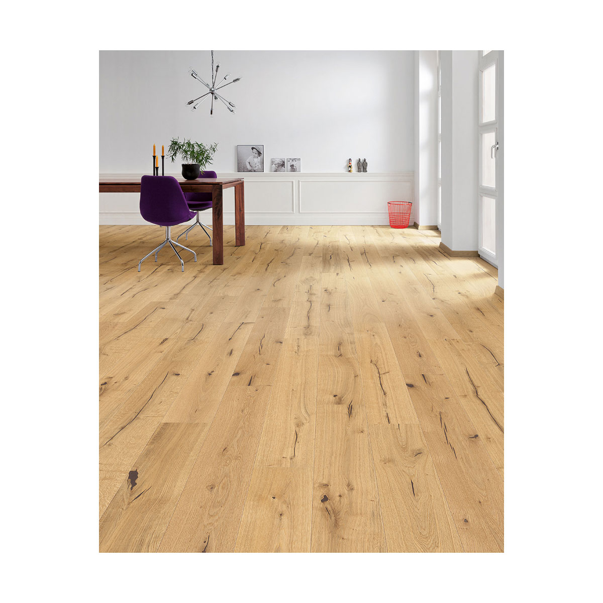 Specht Parkettboden LHD Eiche 110 x 18 cm Bild 5