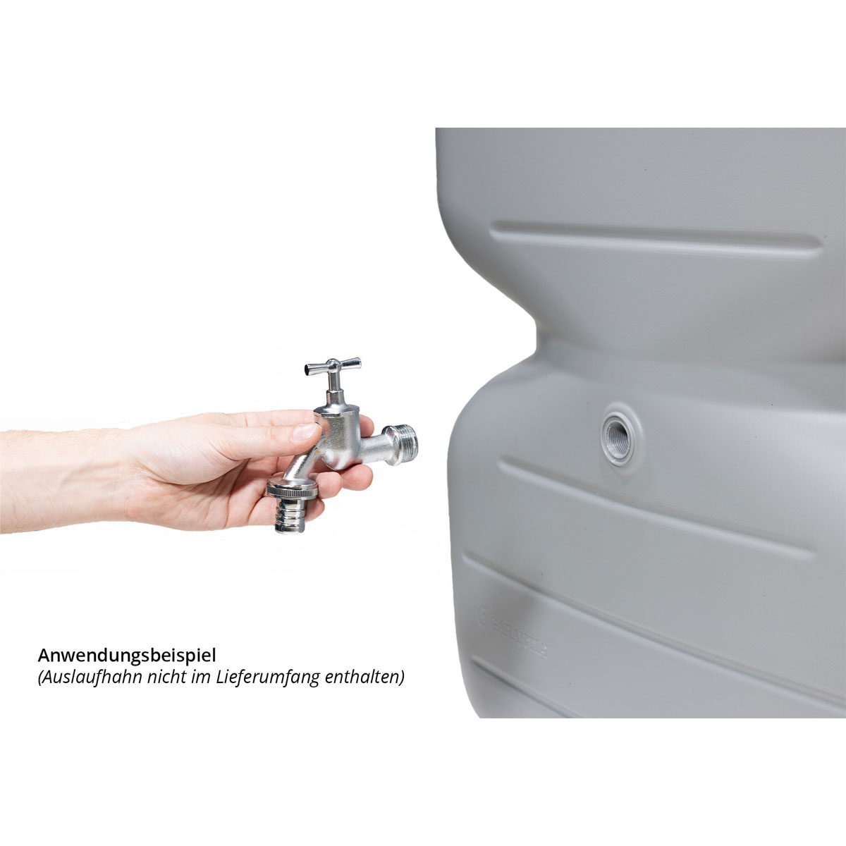 Garantia  Gartentank Cubus 1000 Liter betongrau Bild 9