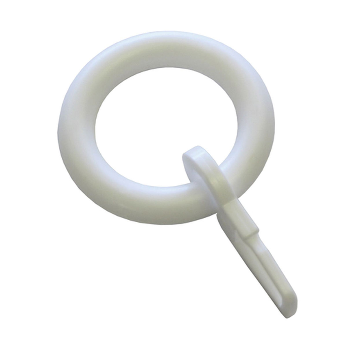 Gardinia Gardinenringe mit Faltenlegehaken weiß