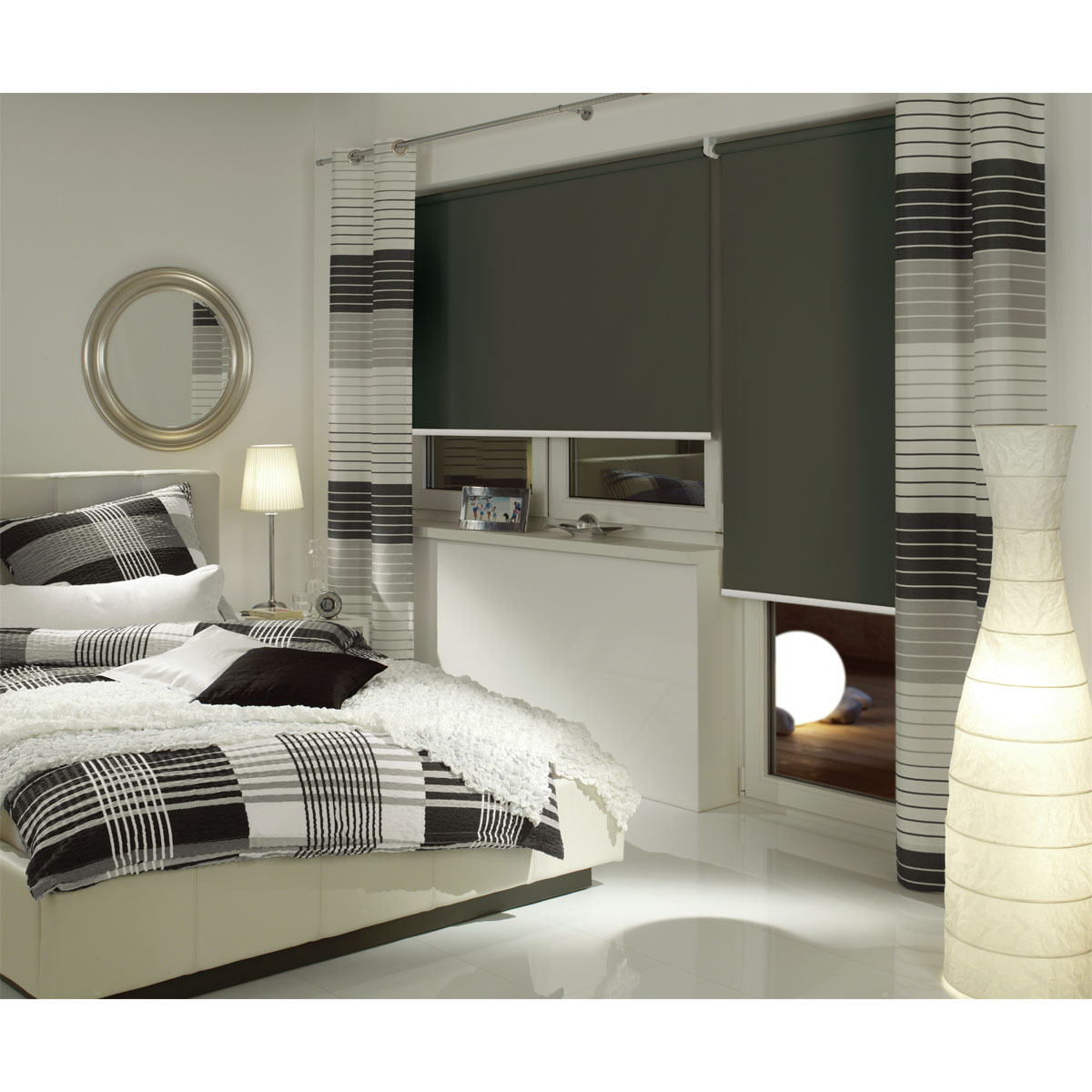 Gardinia Seitenzugrollo 62 x 180 cm grau Bild 4