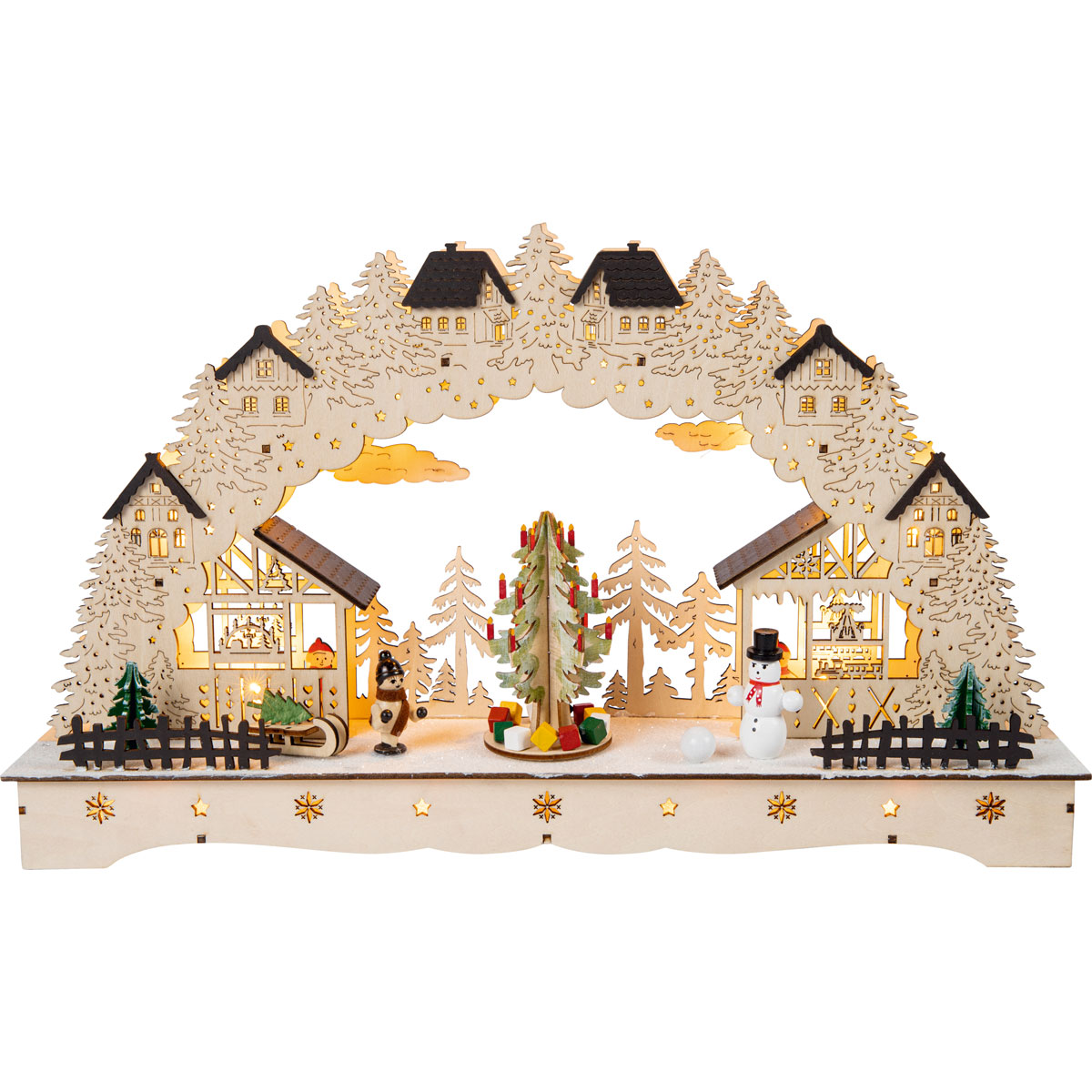 LED-Lichterbogen mit Weihnachtsbaum