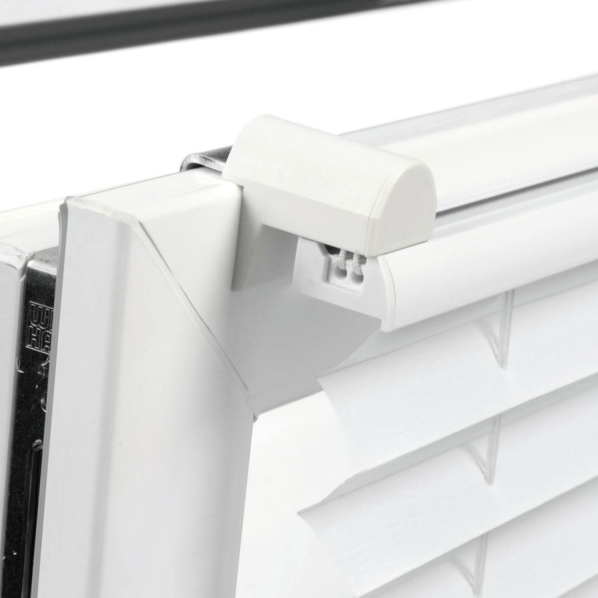 Gardinia Plissee Easyfix mit 2 Bedienschienen Plissee 95 x 130 cm weiß Bild 3