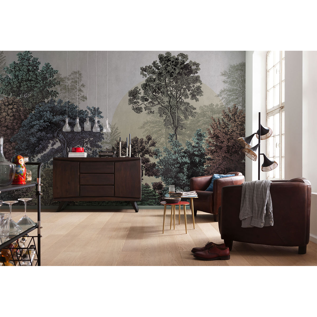 Komar  Vlies Fototapete Bois Brumeux 400x250 cm