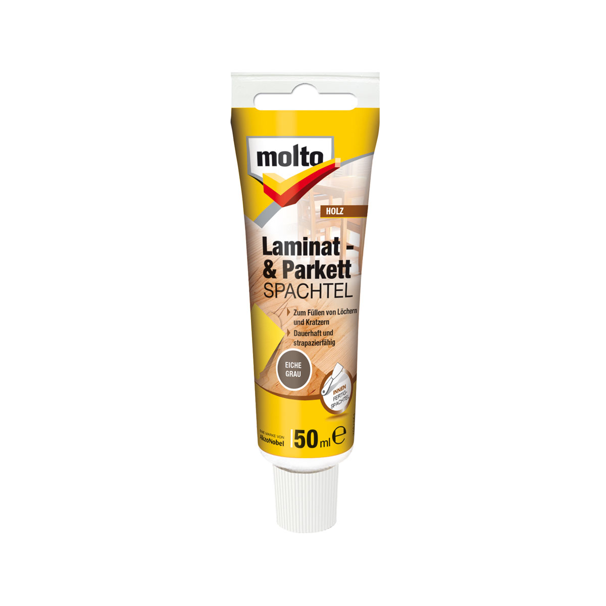 Molto Laminat- und Parkettspachtel eiche grau 50 ml