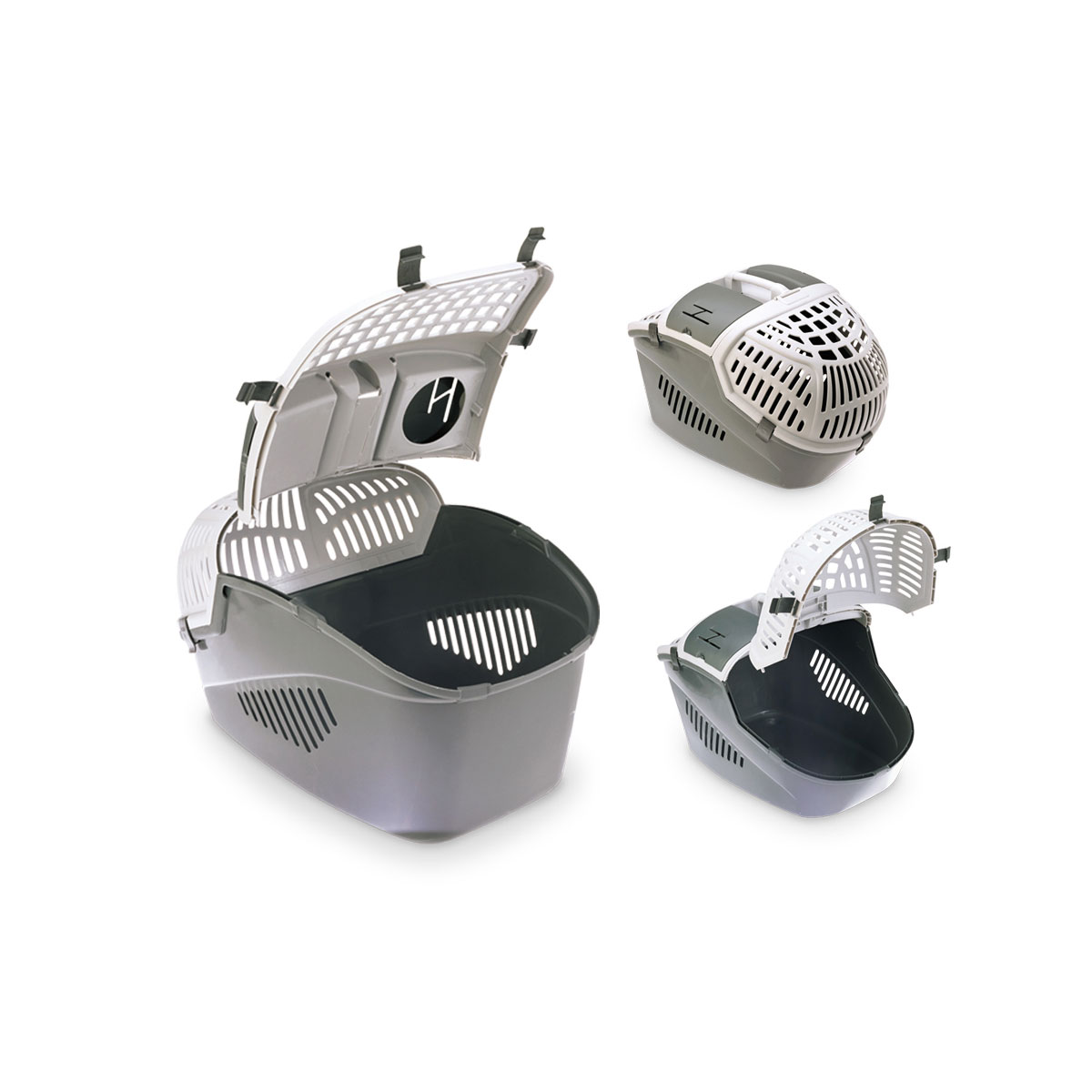 Transportbox Avior grau 57,5 x 39,5 x 40,5 cm