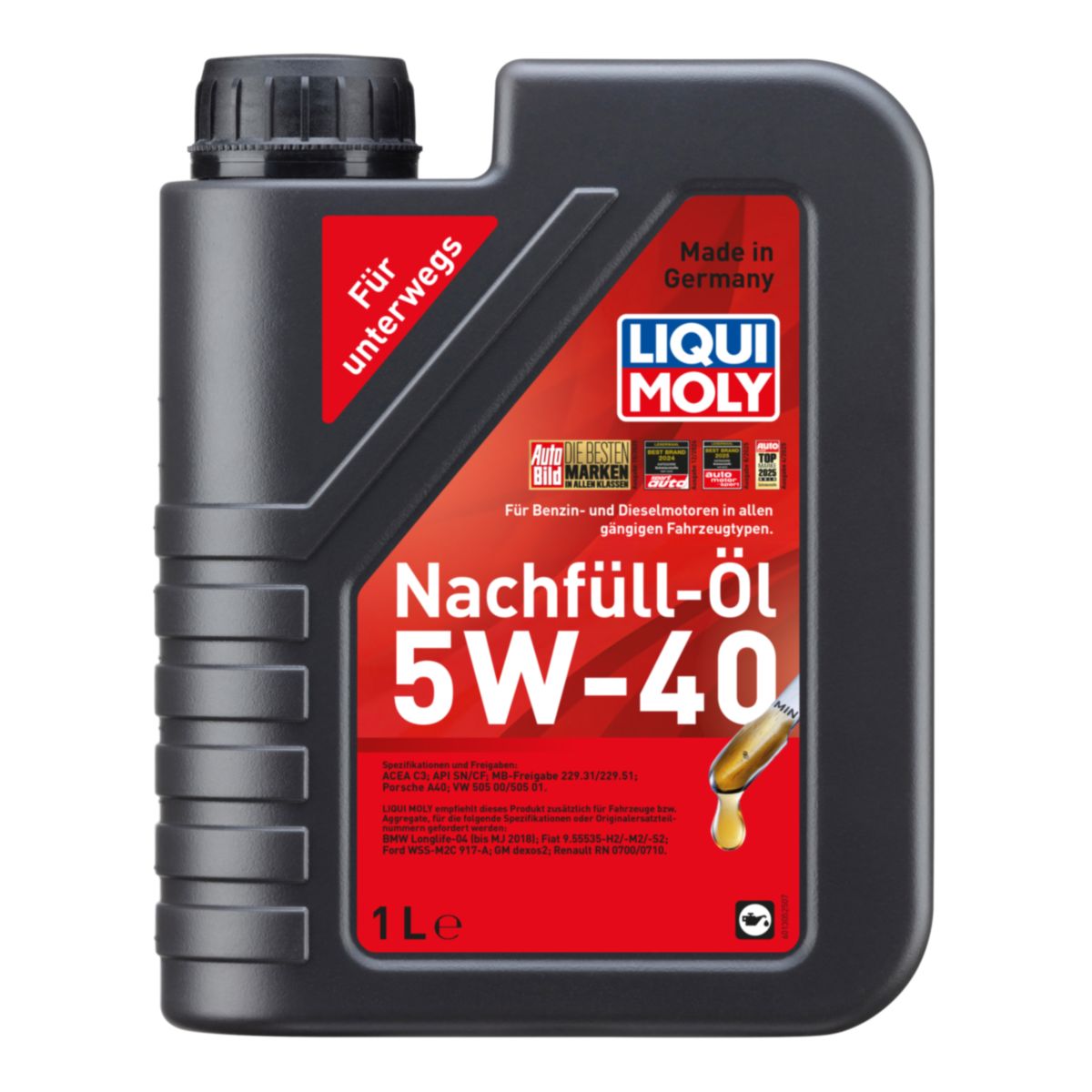 Liqui Moly Nachfüll-Motor-Öl 5W-40 1 L