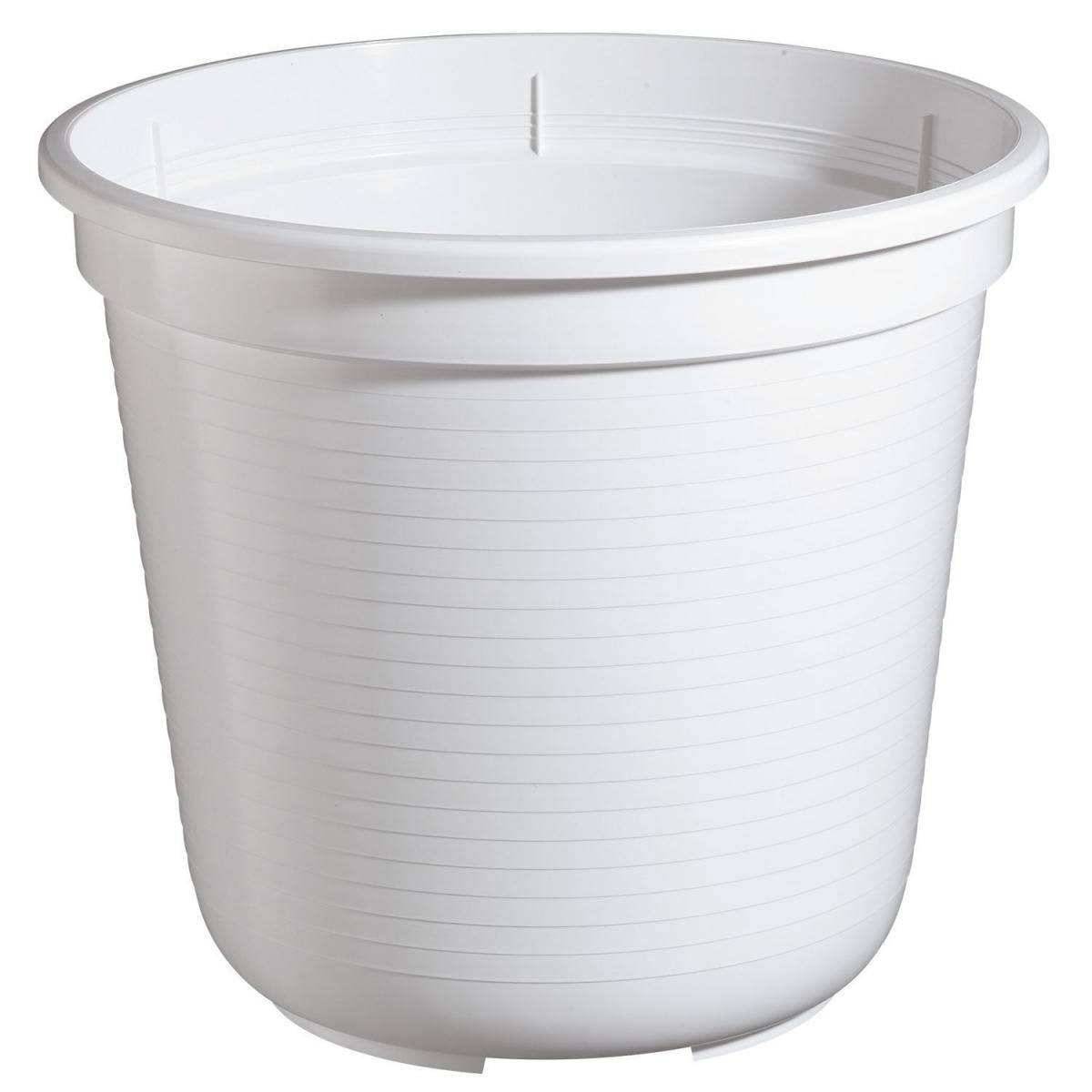 Geli Blumentopf Kunststoff 40 cm weiß