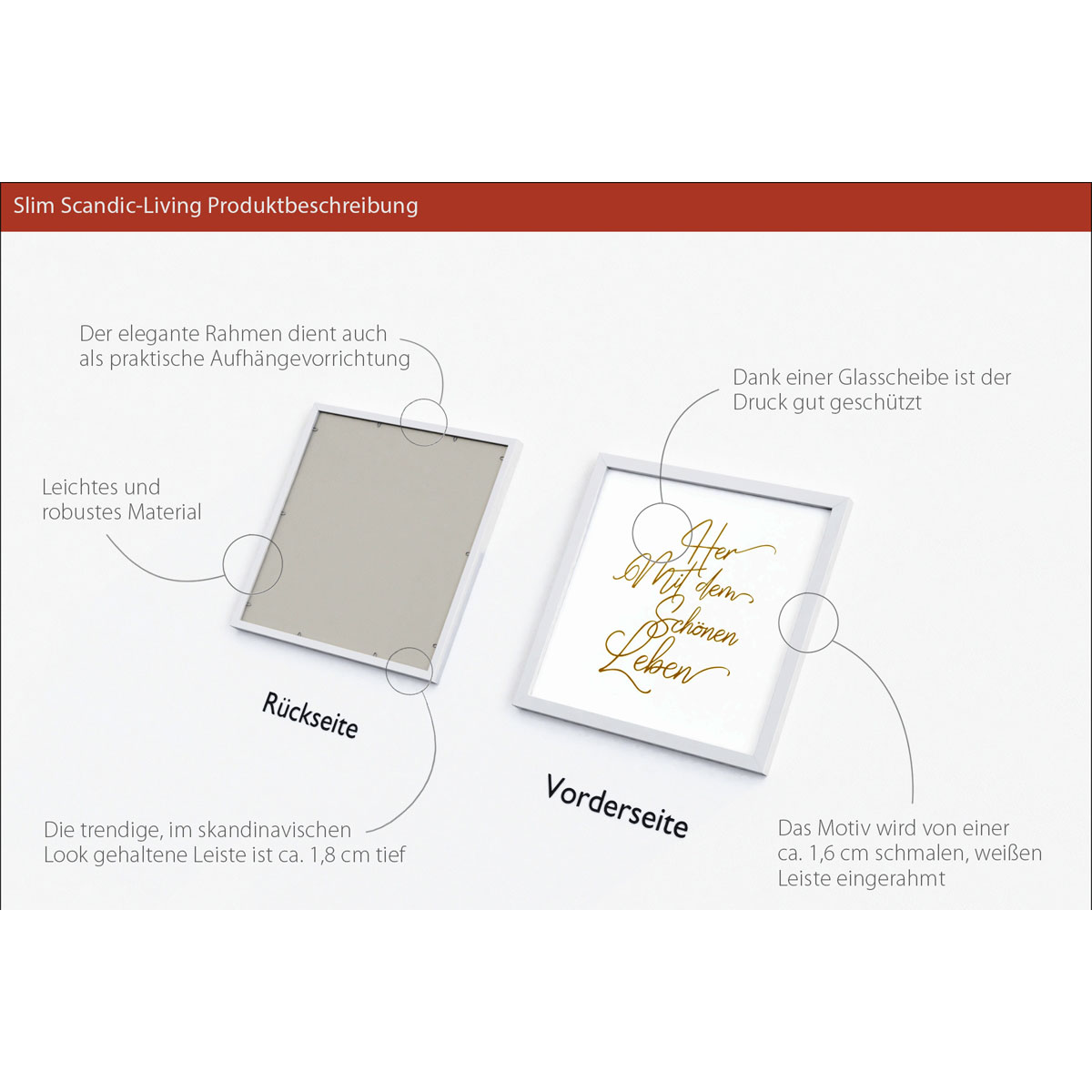 Framed-Art AN1106O25 30 x 30 33 x 33 Bild 4