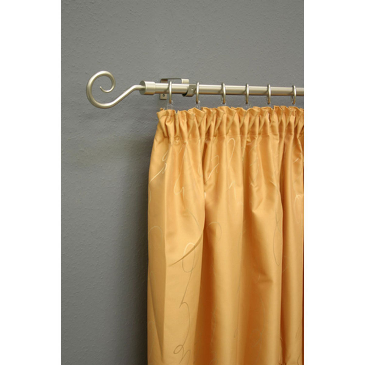 Gardinia Gardinenstange Hook Durchmesser 16/13 mm 130-240 cm silber Bild 2