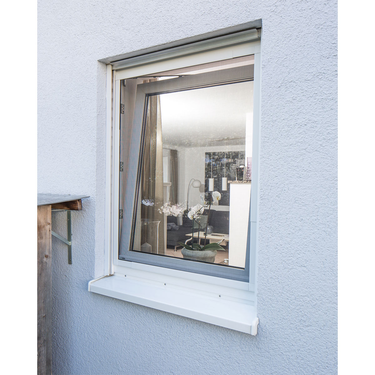 Schellenberg  Insektenschutz-Fenster Telescope 140 x 150 cm weiß Bild 5