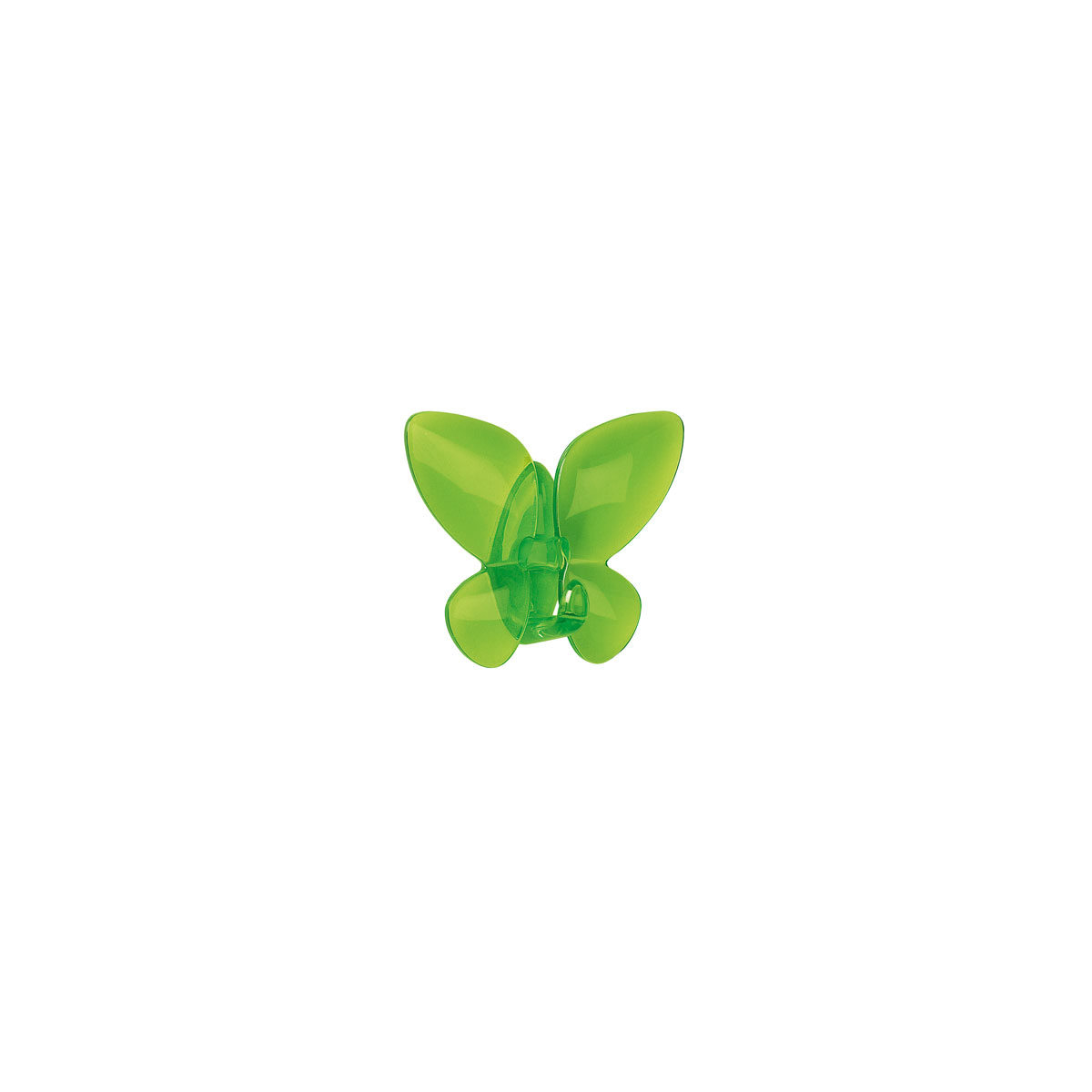 spirella Badezimmerhaken Mariposa aus Acryl grün