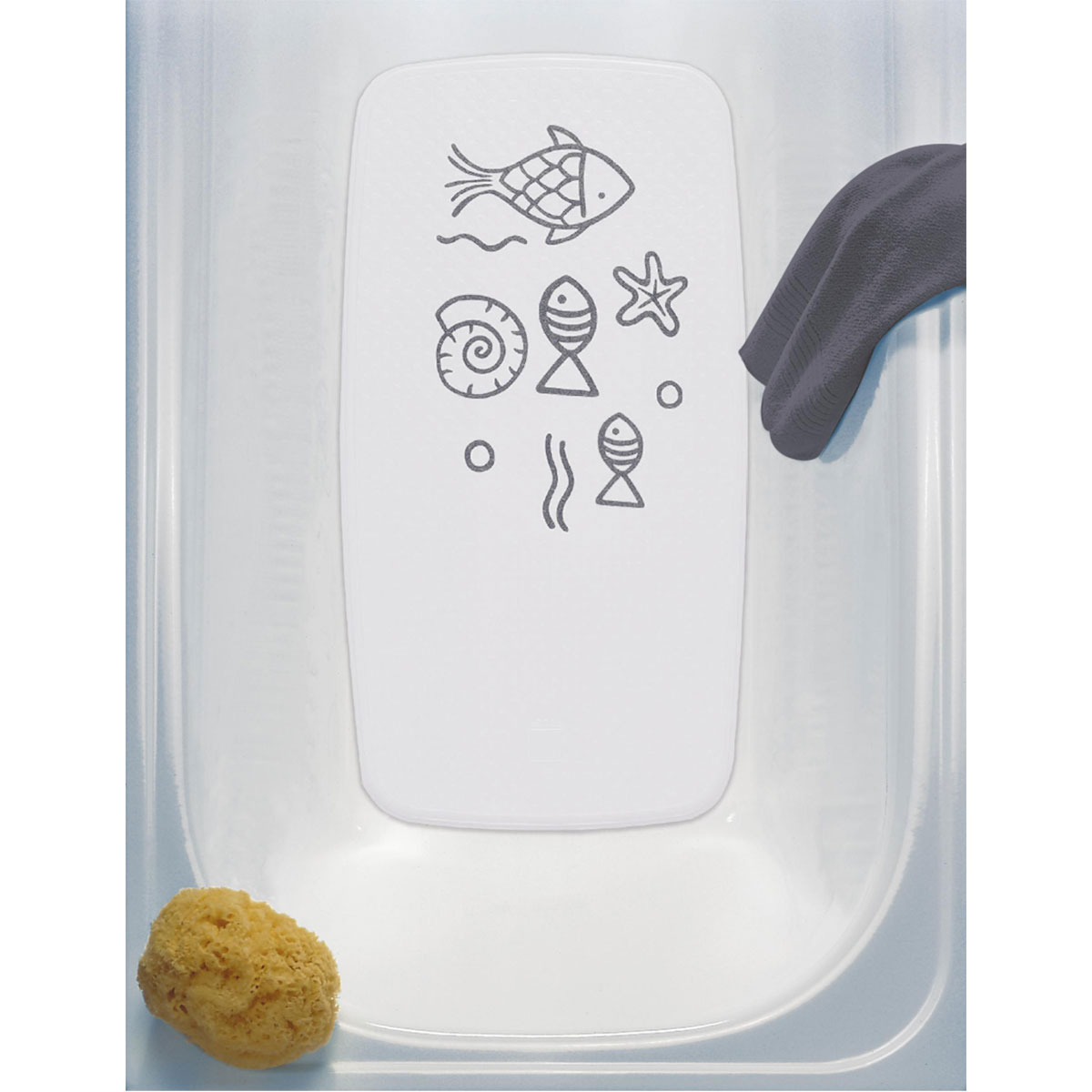 Ridder  Wanneneinlage ca 38 x 72 cm Neptun grau Bild 2