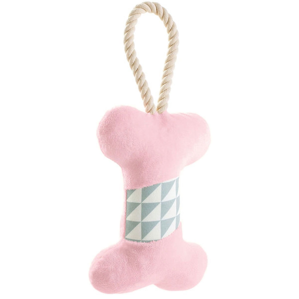 Hundespielzeug Salima Knochen rosa 29 cm