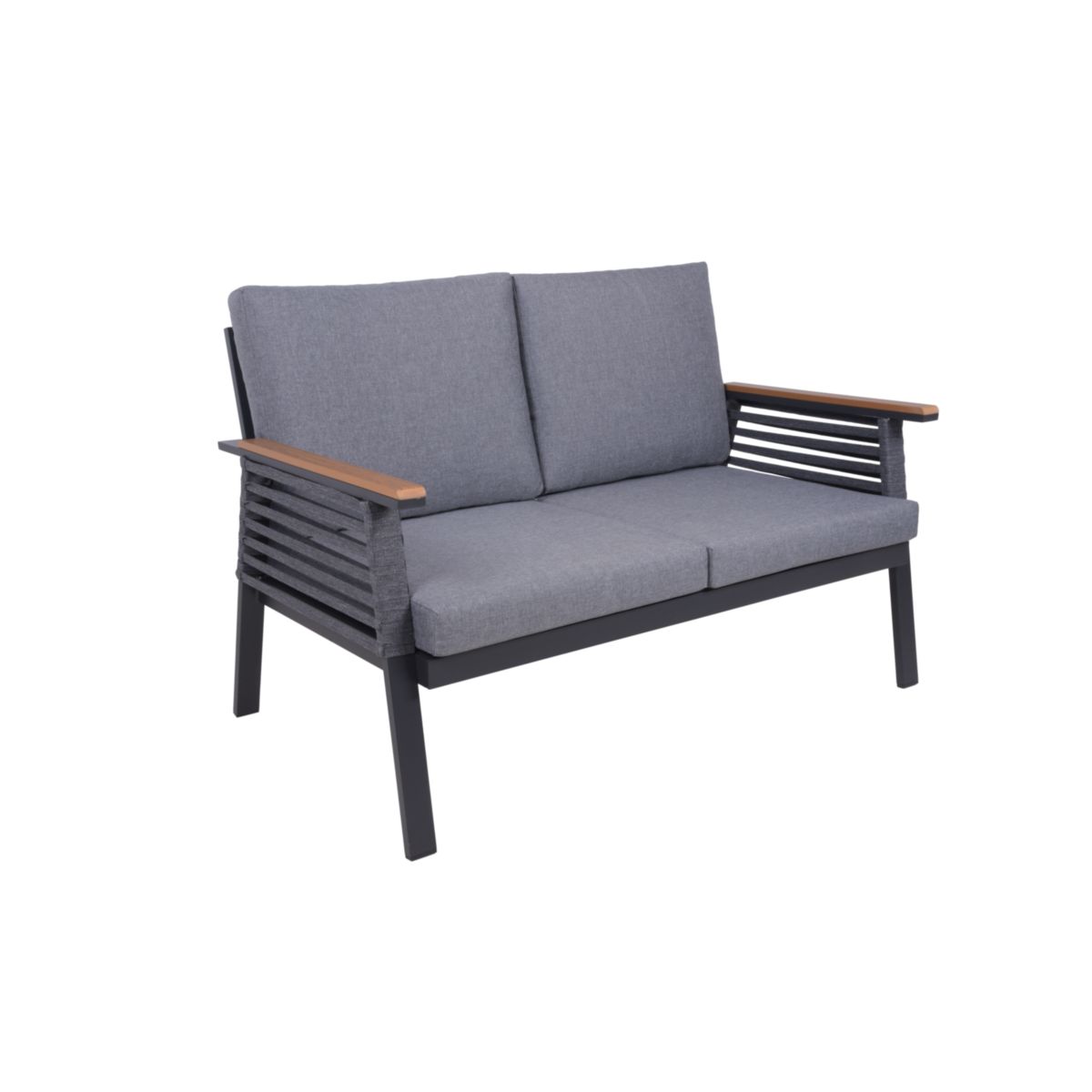 Garden Pleasure Lounge-Gruppe DENIA Aluminium, Non-Wood, Seilbespannung Bild 2