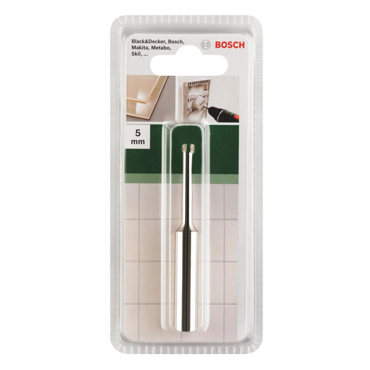 Bosch  DIY Diamantbohrer 10 mm Keramik Durchmesser 5 mm Bild 2