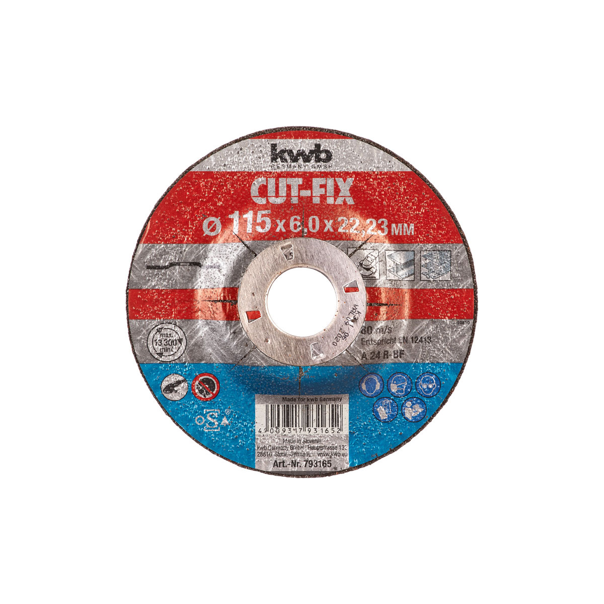kwb  Schruppscheiben Cut Fix Metallbearbeitung Durchmesser 115 mm