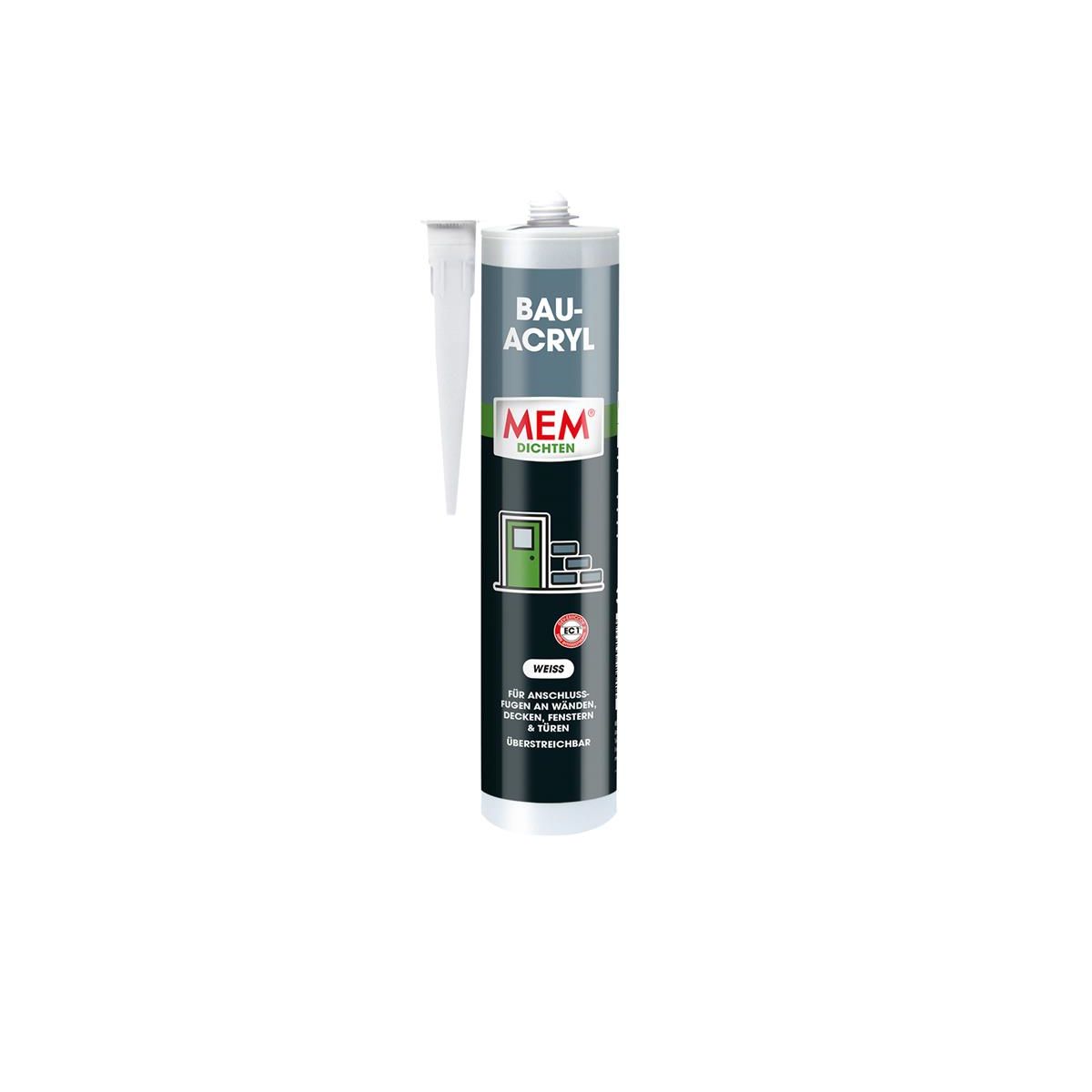 MEM Bau-Acryl weiß 300 ml