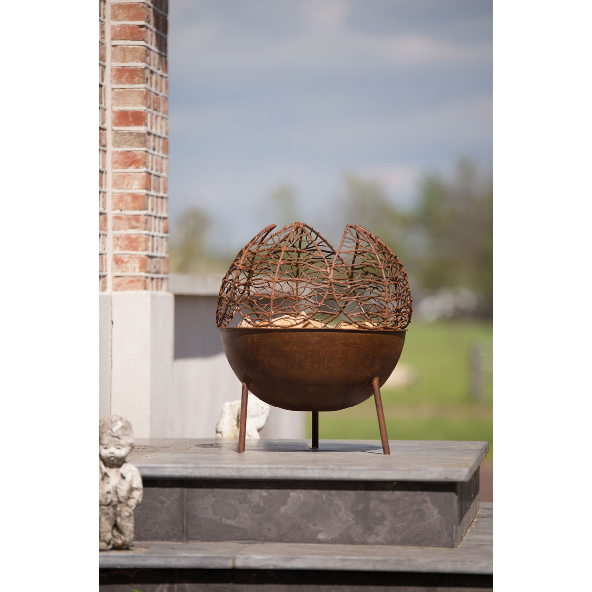 REDFIRE Feuerkorb Narfi handgefertigt Stahl Bild 3