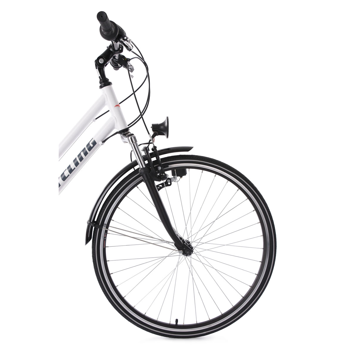 KS Cycling Trekkingrad Metropolis Damen Flachlenker 48 cm weiß Bild 7