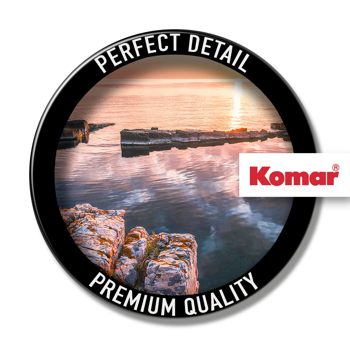 Komar  Vlies Fototapete Spiegelküste 368x248 cm Bild 10