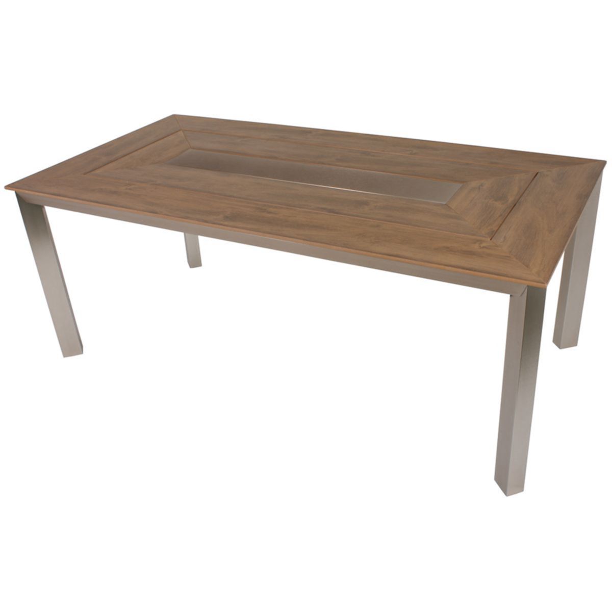 Garden Pleasure Tischgruppe FLORENCE, 9tlg. Aluminium, Polystyrol, Nonwood Bild 2