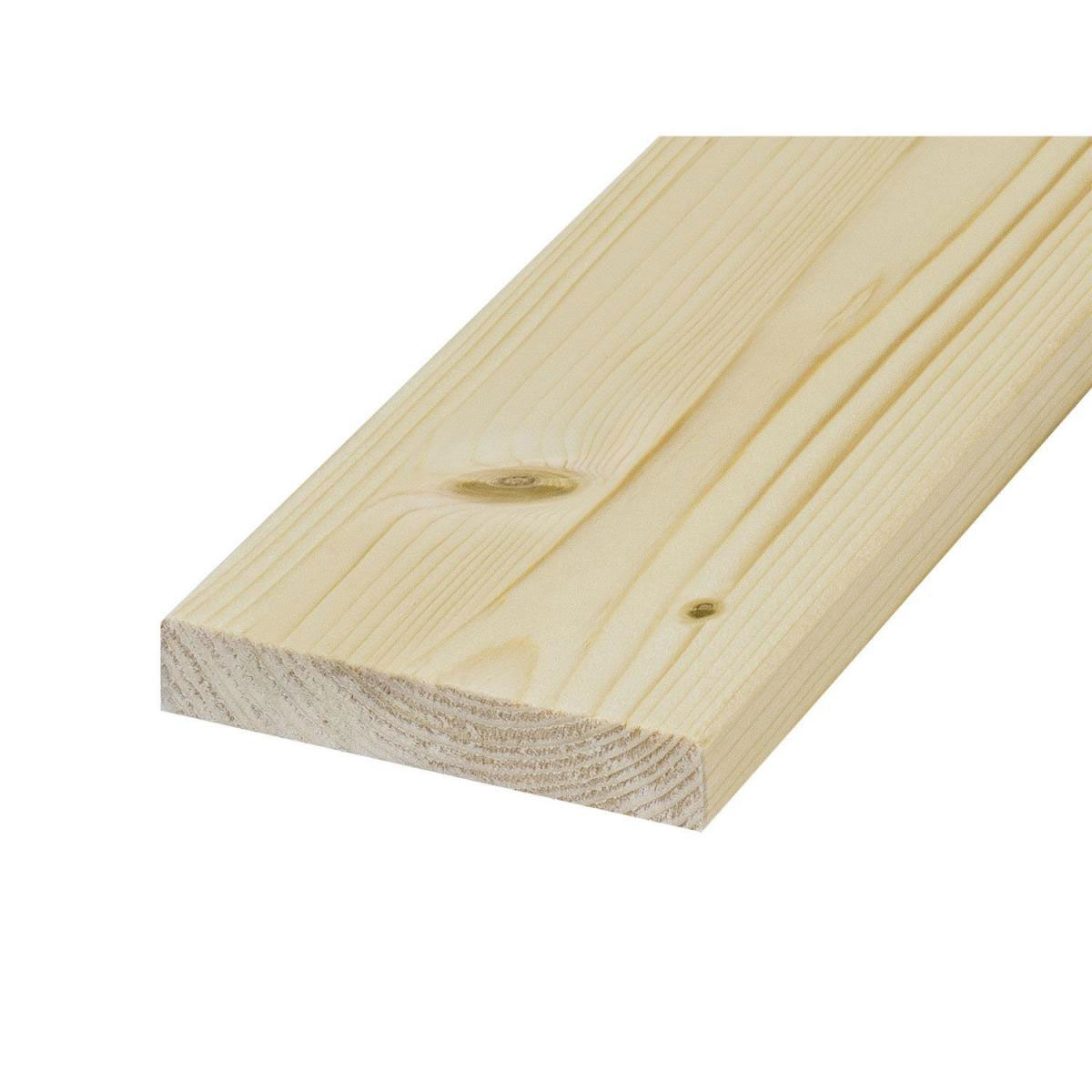 Hartmann  Glattkantbretter gehobelt gefast 18 x 200 x 2500 mm
