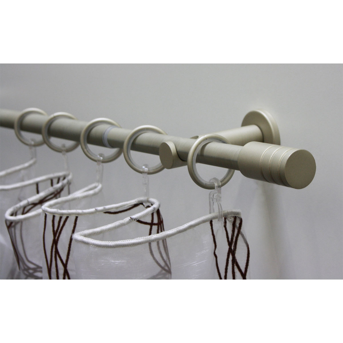 Gardinia Gardinenringe Elba 10 Stück champagner Bild 2