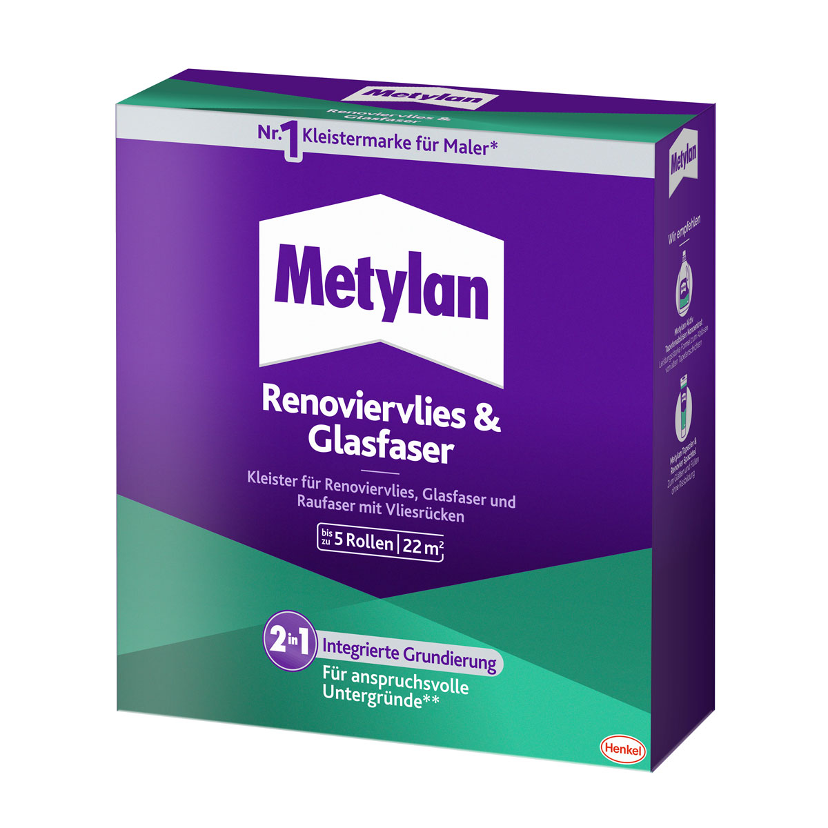 Metylan Tapetenkleister Renoviervlies und Glasfaser 500 g