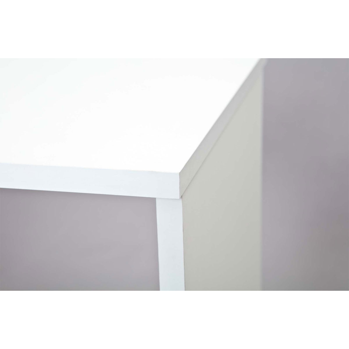 Inter Link Schreibtisch „Westphalen“, 1 Schublade, 1 Tür, weiß, 115x76x55 cm Bild 7