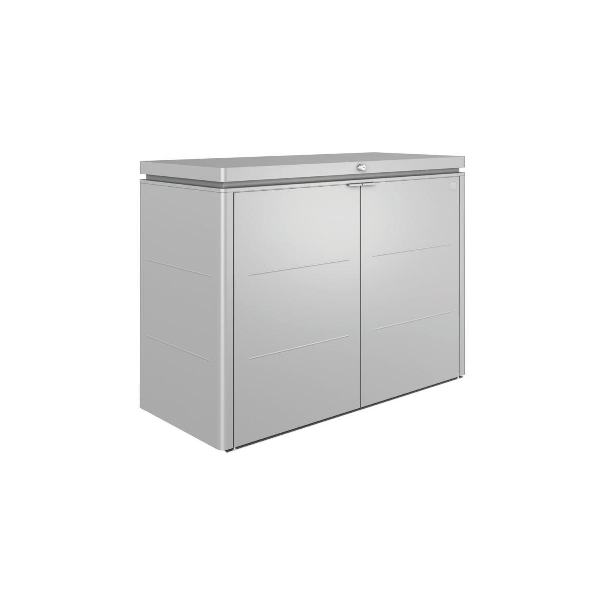 Biohort Gartenschrank HighBoard Größe 160/200 silber