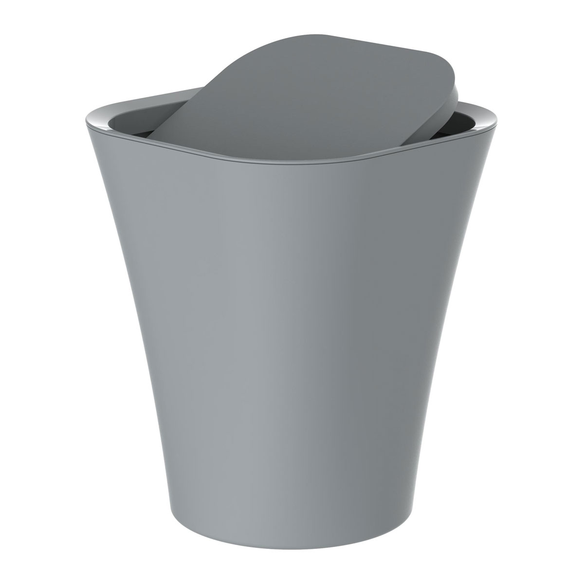 Schütte Kosmetik-Eimer Grau ca 8,5 l mit Schwingdeckel Bild 2