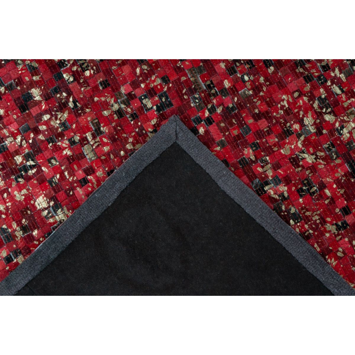 Lederteppich „Finish 100“, rot/gold Bild 7