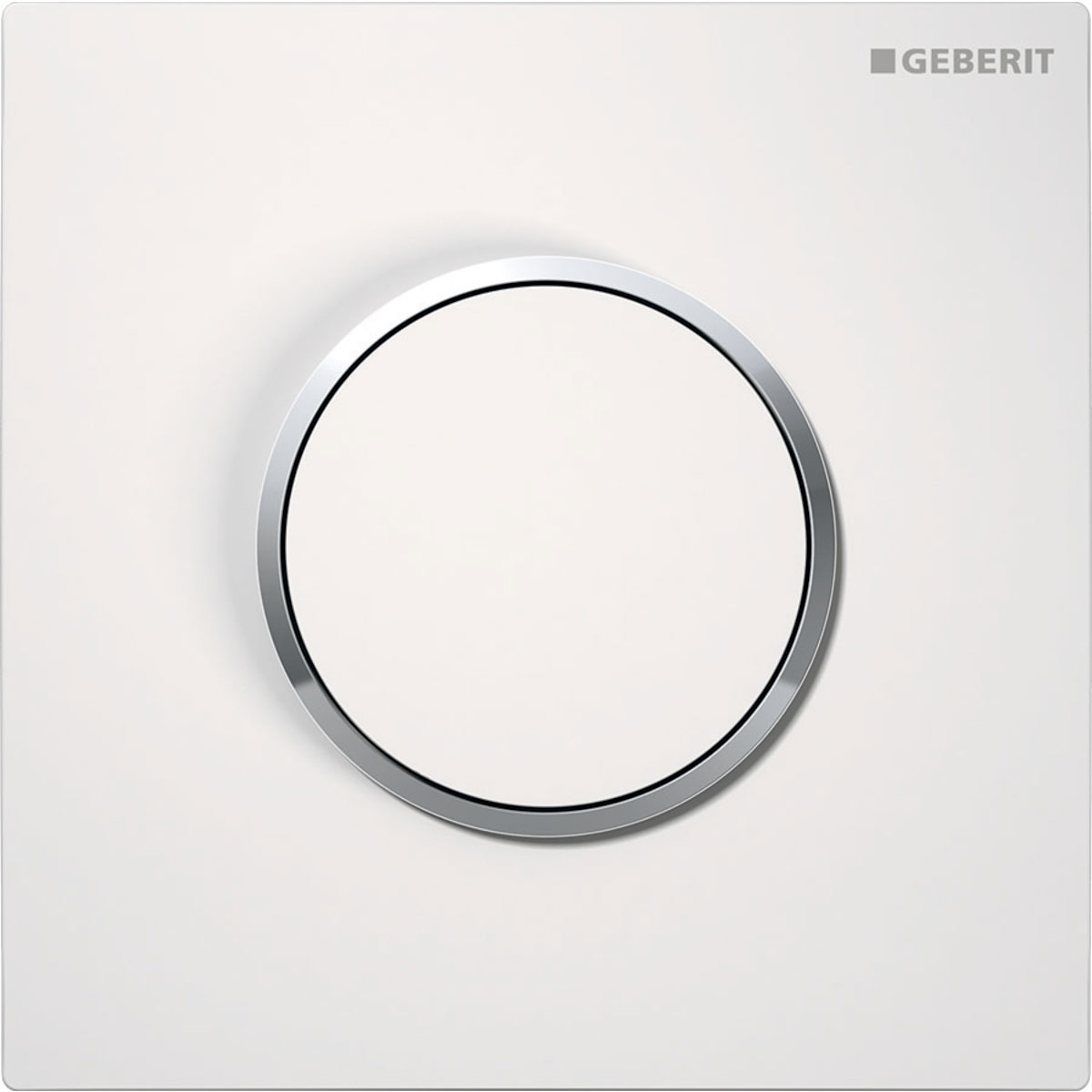 Geberit Urinal-Handauslösung Sigma 10 glanzchrom/weiß