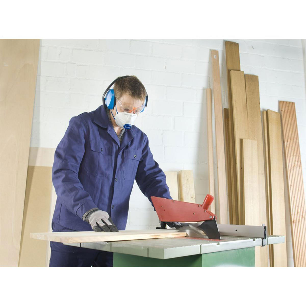 kwb  Feinstaubmaske FFP 2 mit Ausatemventil 10 Stück Bild 3