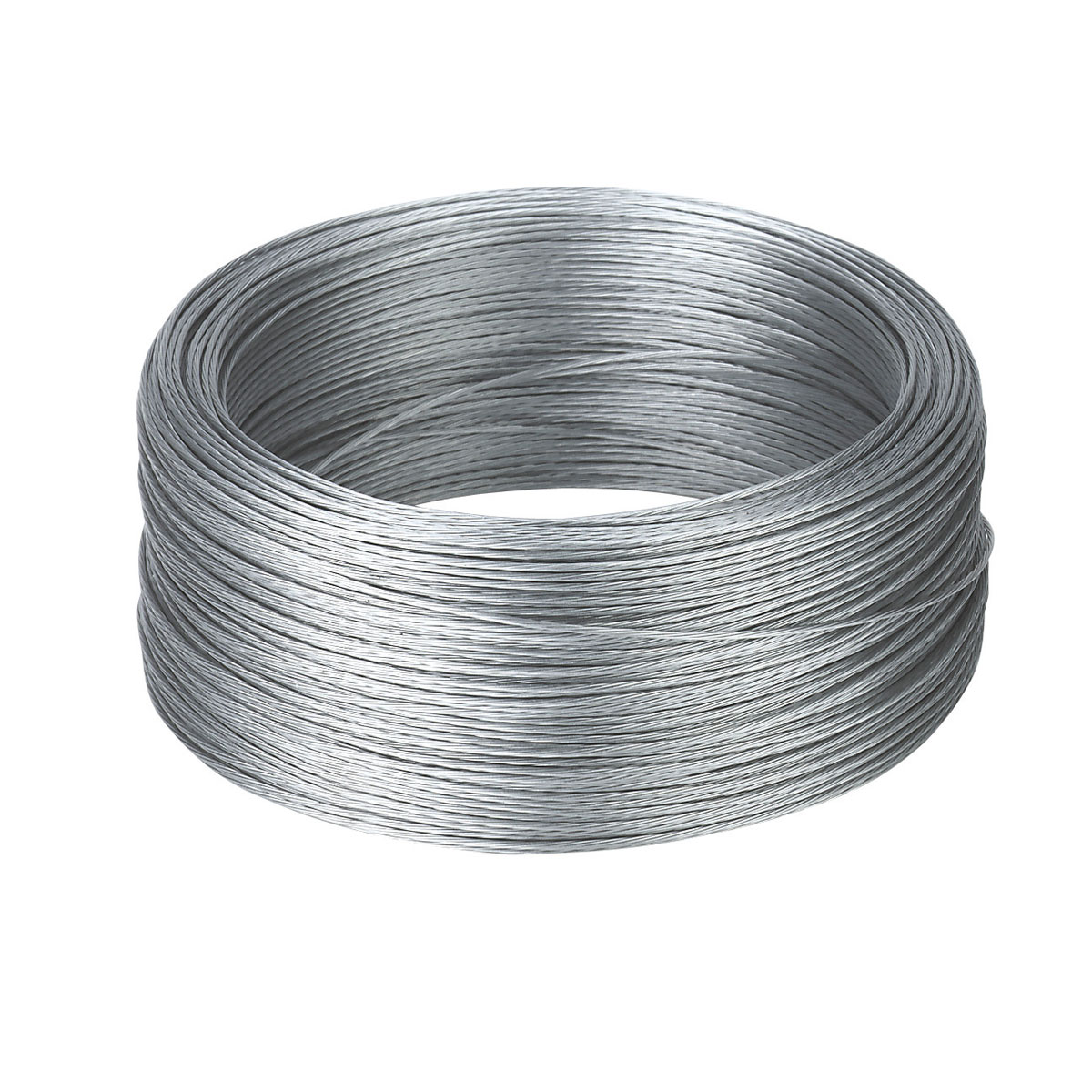 Drahtlitze Durchmesser 1,5 mm 200 m silber