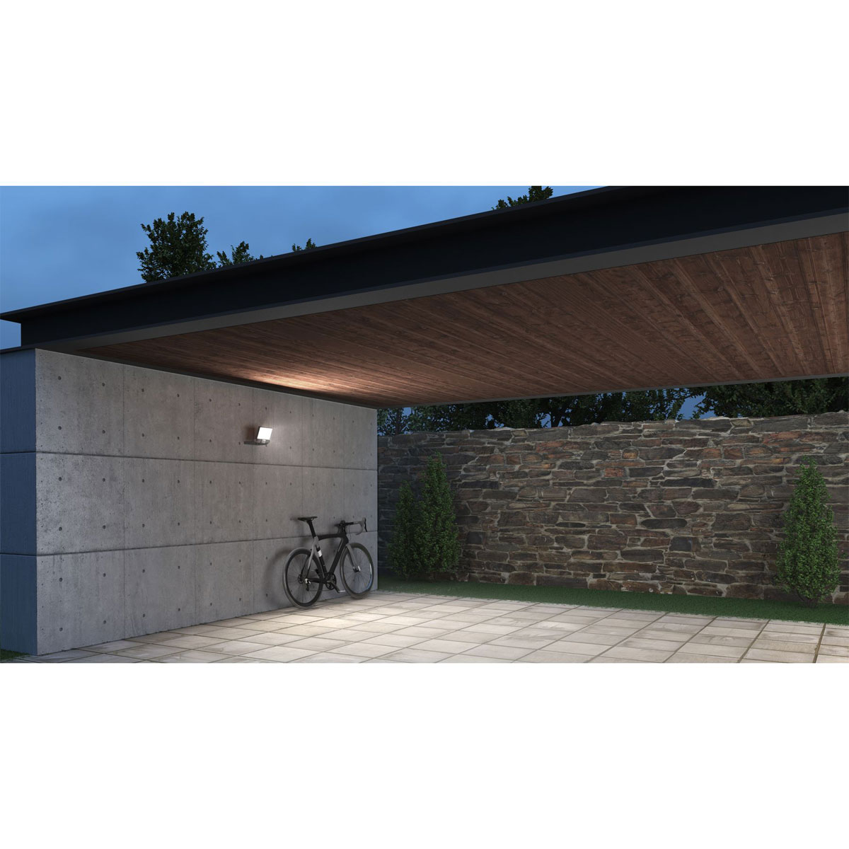 Steinel LED-Strahler XLED ONE XL S mit Bewegungsmelder schwenkbar anthrazit Bild 3