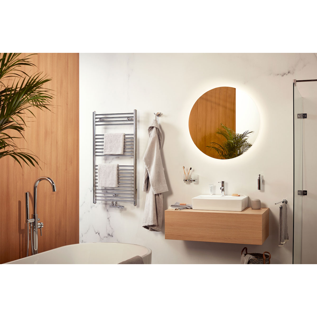 Haceka  Kosmos Becherhalter doppelt Glas Chrom Bild 2