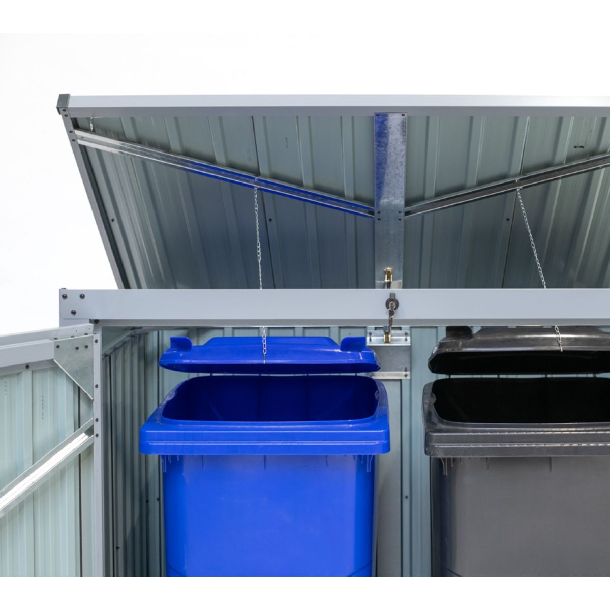 Westmann Mülltonnenbox 2x 240 L 101x158x134 cm Bild 7