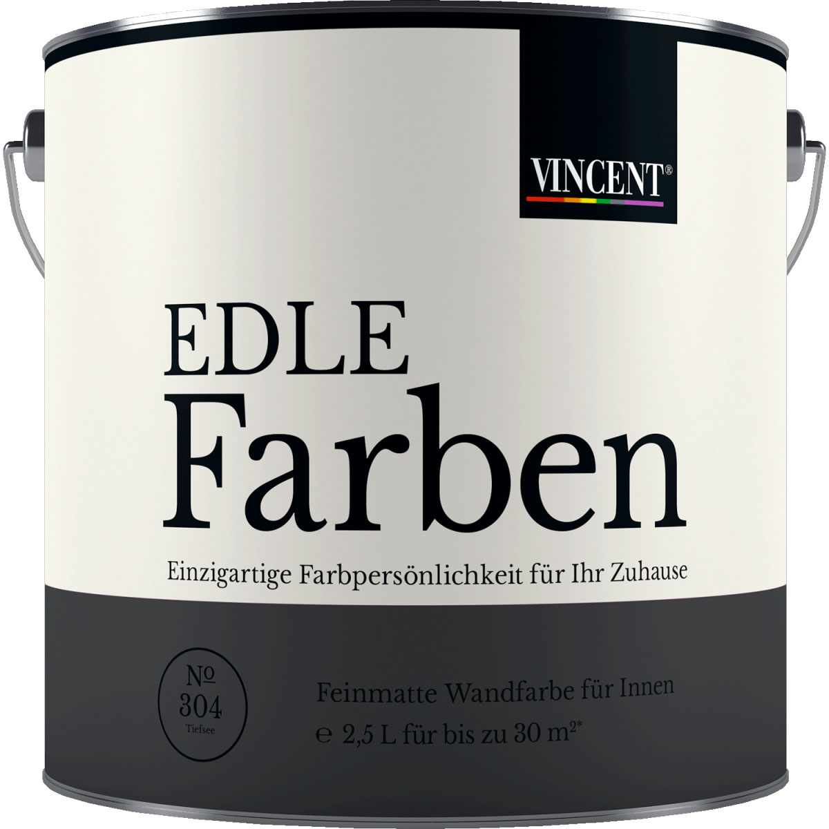Vincent Wandfarbe Edle Farben Tiefsee 2,5 L