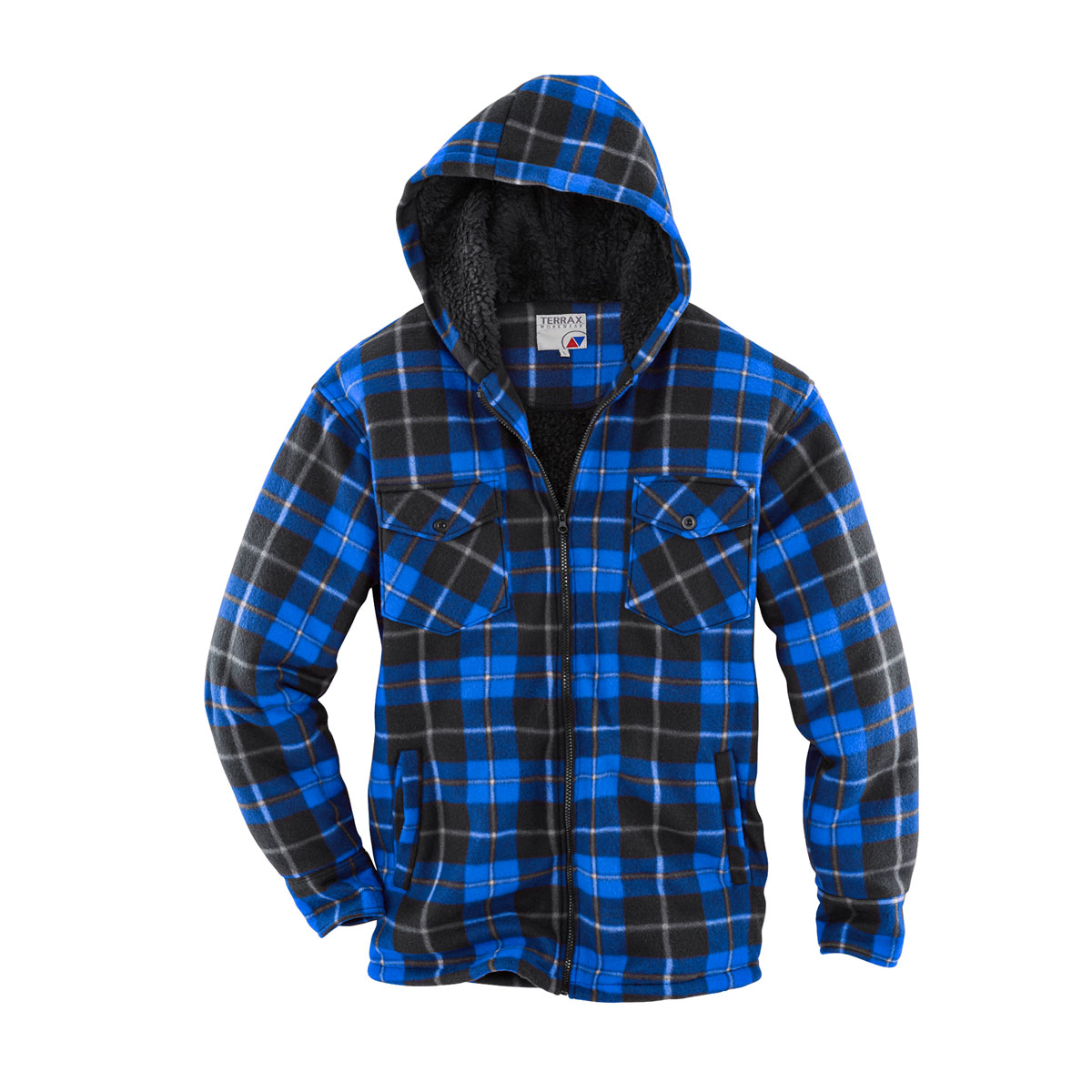 Terrax Workwear Herren Thermohemd schwarz/ royal Gr. XL Bild 1