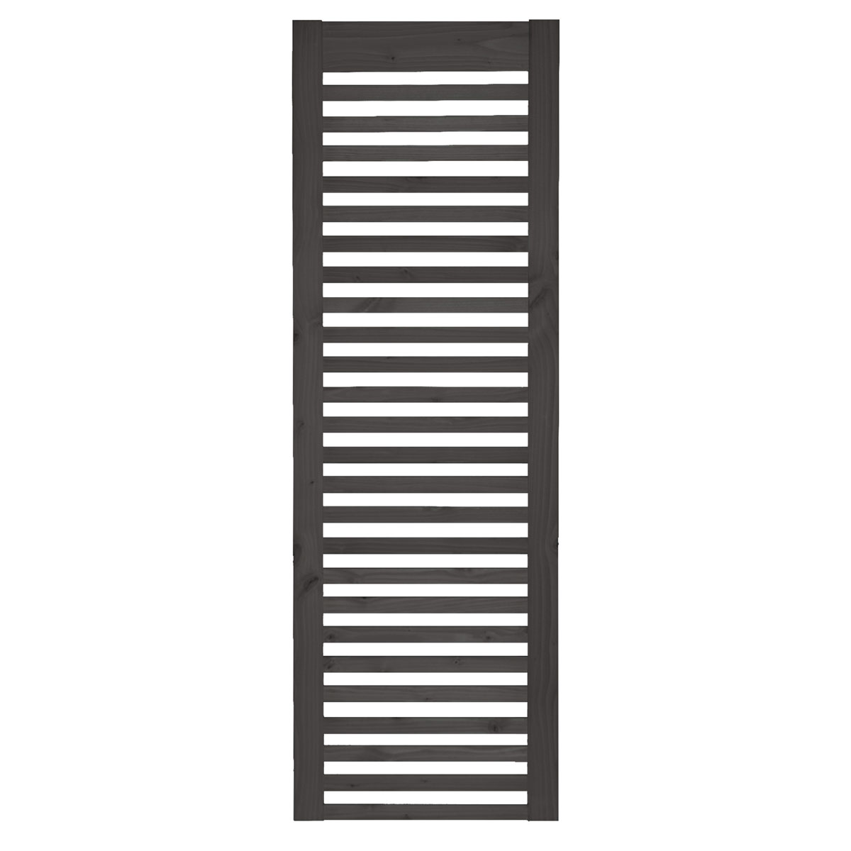 Zaunserie Aalborg Zwischenstück 60 x 180 cm Fichte anthrazit lasiert