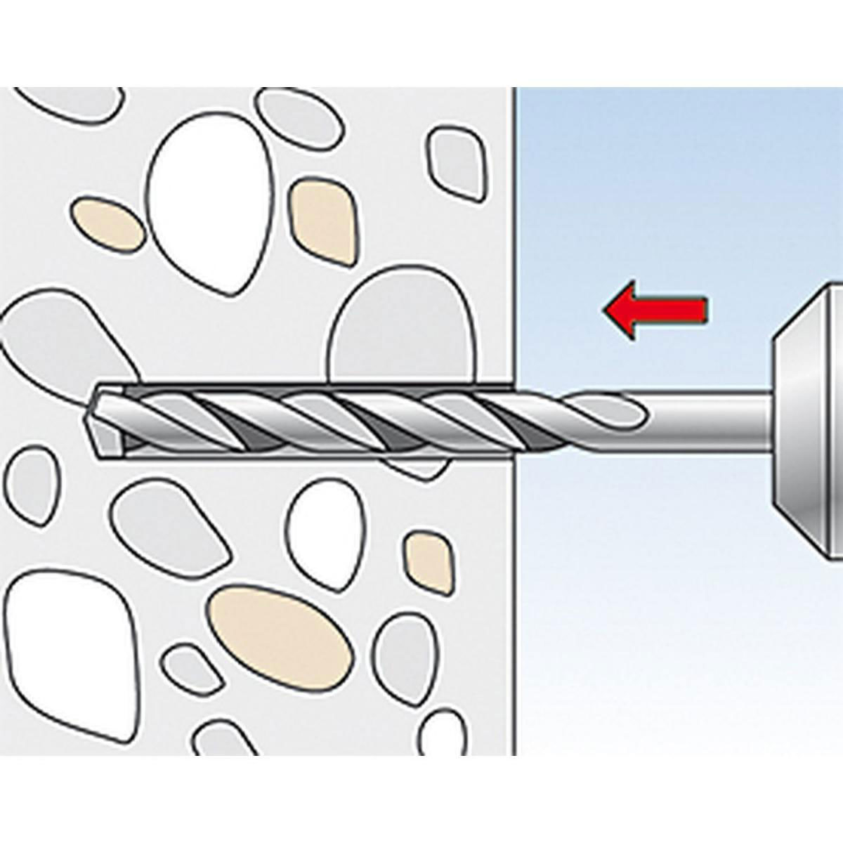 Fischer  Dübel DuoPower 14 x 70 mm mit Schraube 2 Stück Bild 2