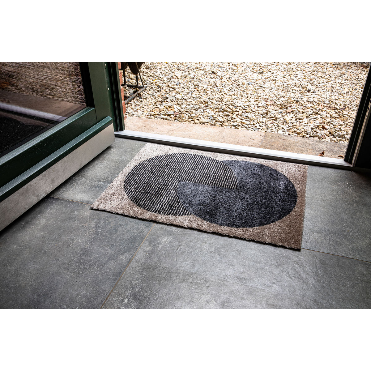 Schöner Wohnen  Schmutzfangmatte Manhattan 50x70 cm Semi-Circle beige-anthrazit Bild 5