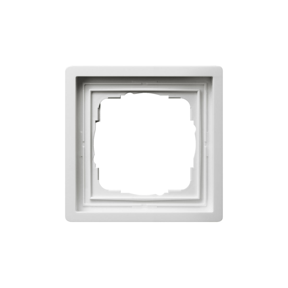 Gira Abdeckrahmen Flächenschalter 1-fach reinweiß