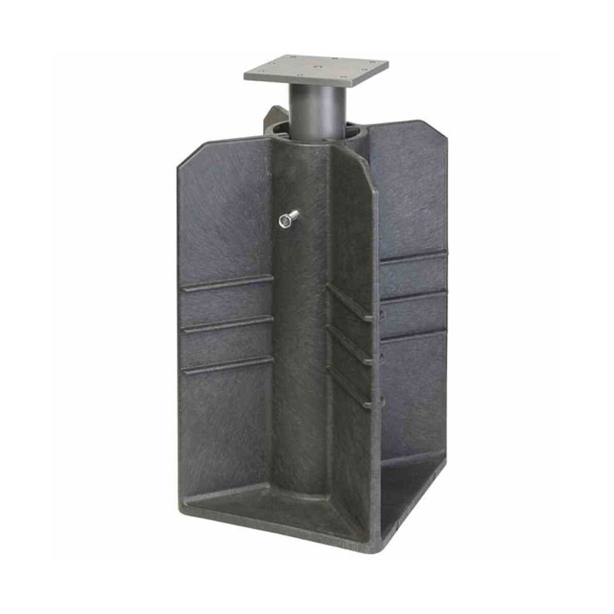 Siena Garden Bodenhülse Earthbase aus Kunststoff in schwarz