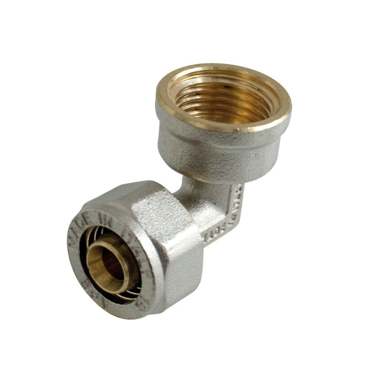 Kirchhoff 90-Übergangswinkel 16 mm x ½ IG Klemmfitting für MSVR