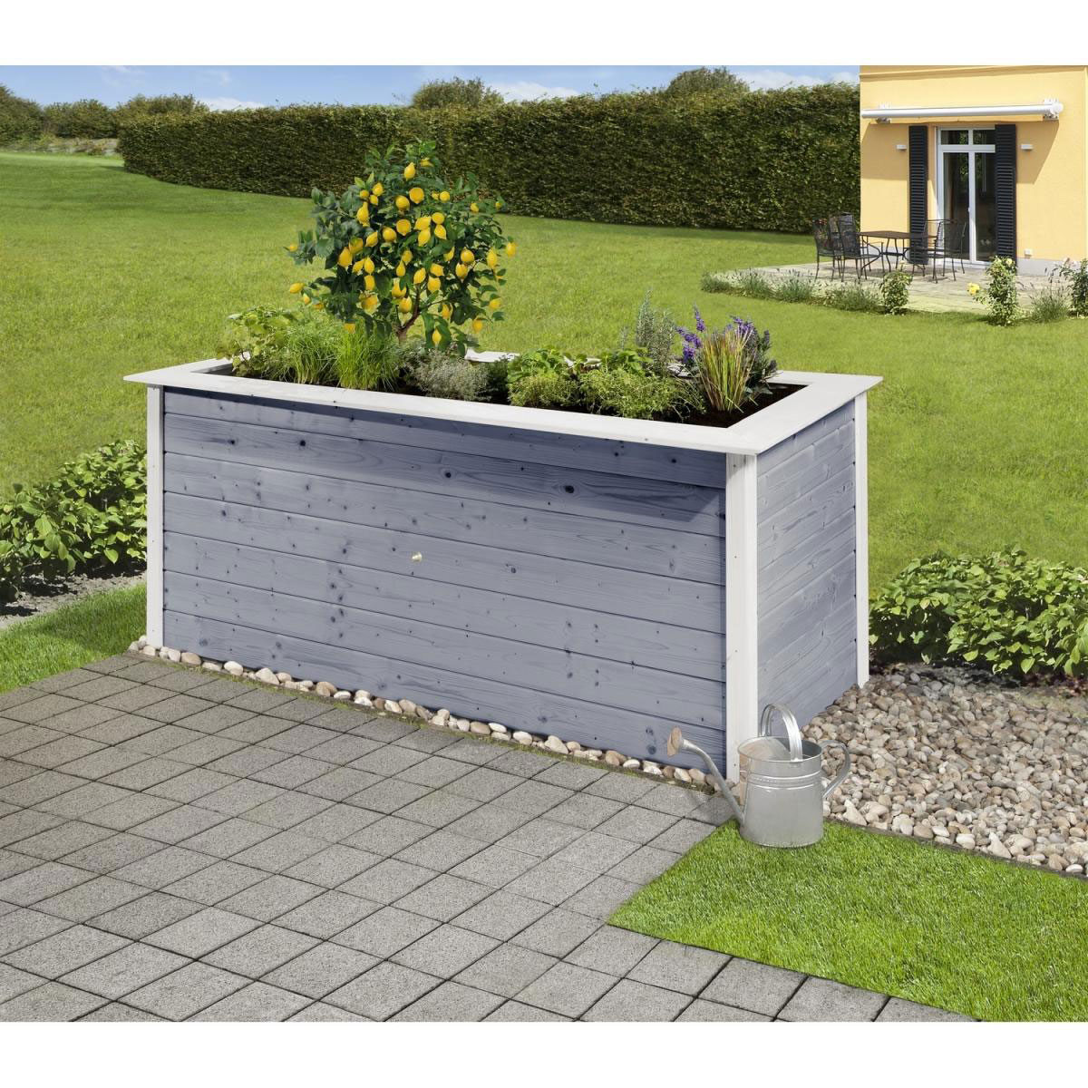 Weka Profi-Hochbeet 669 C 28 mm grau Bild 1