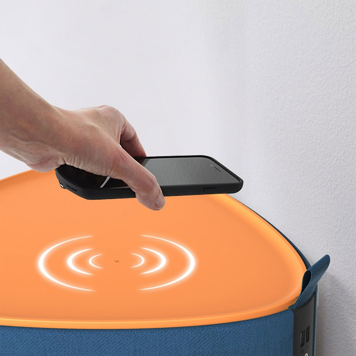 Fontastic Drahtloser Lautsprecher Mesu im Tisch Design blau Bild 5