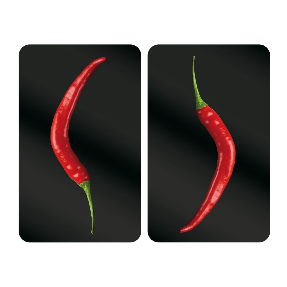 Wenko Herdabdeckplatten Hot Peperoni 2er Set Bild 1