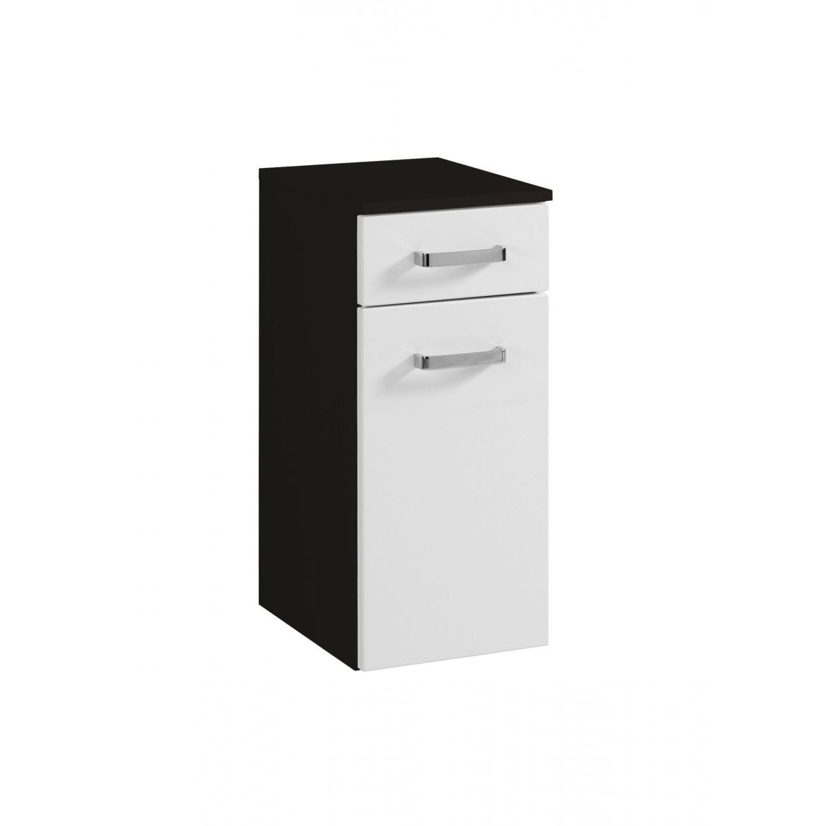 HELD Unterschrank 30 graphitgrau-weiß 1Tür 1Auszug Softclose